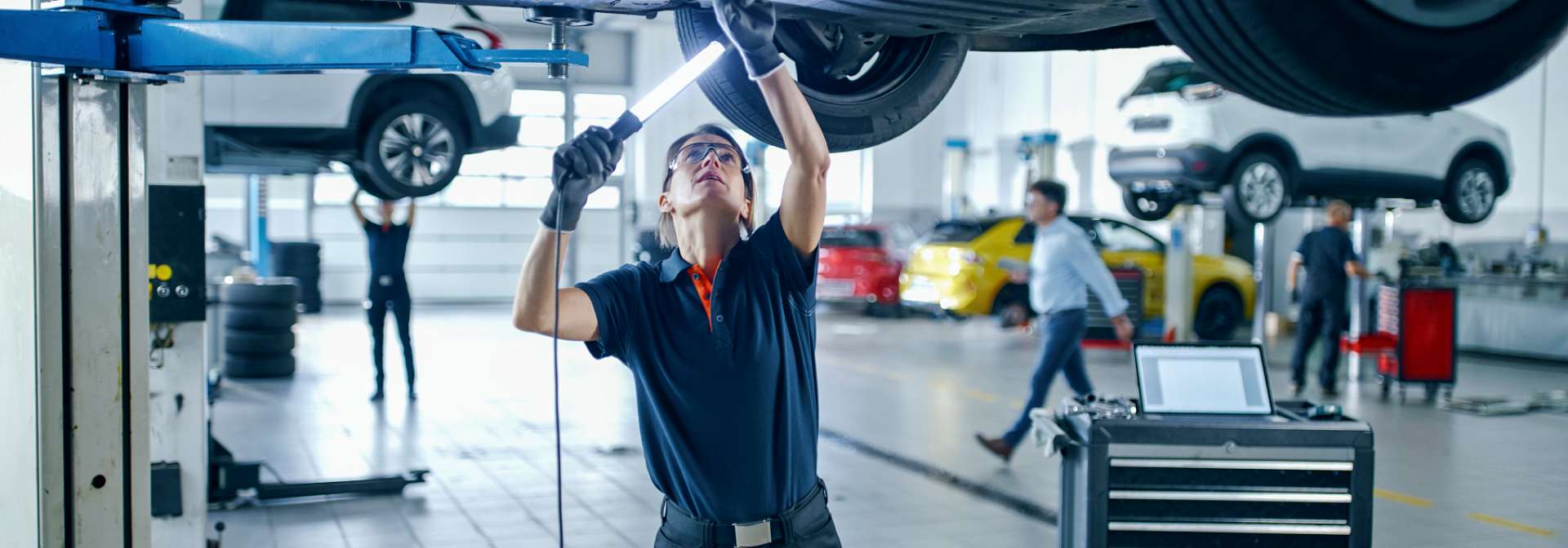 Technical inspection of cars and motorcycles