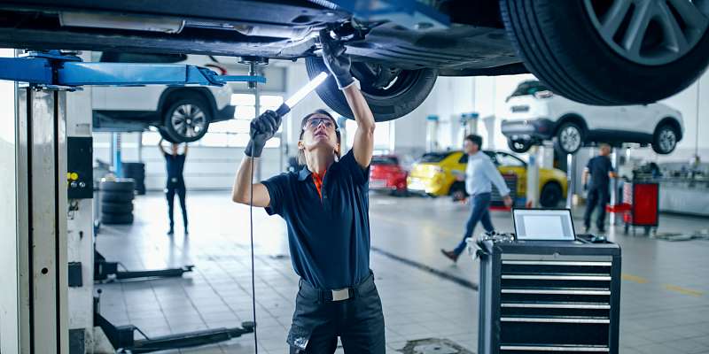 Technical inspection of cars and motorcycles